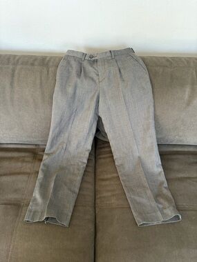 Nautica boys Light Gray Pleated Dress Pants